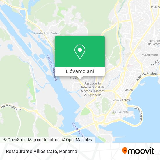 Mapa de Restaurante Vikes Cafe