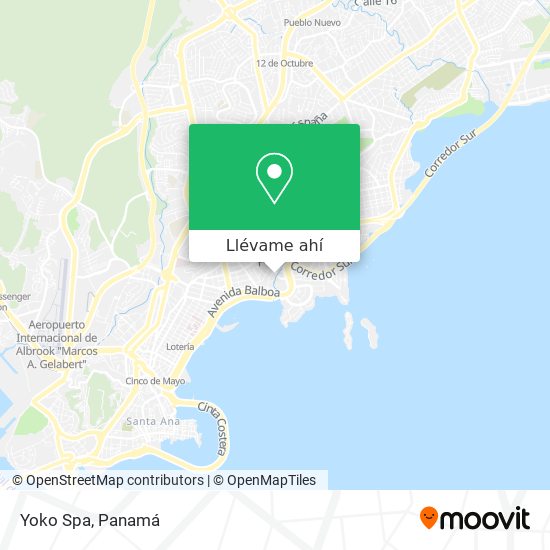 Mapa de Yoko Spa