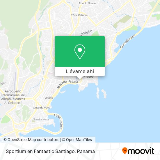 Mapa de Sportium en Fantastic Santiago