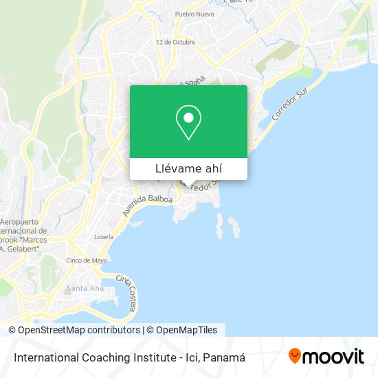 Mapa de International Coaching Institute - Ici