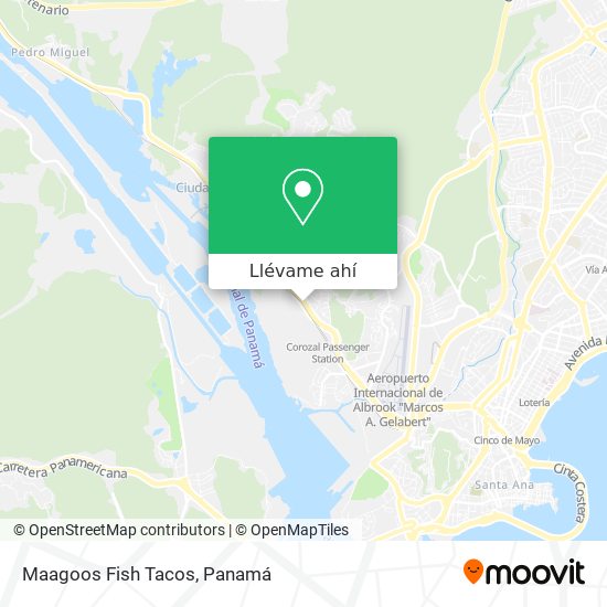 Mapa de Maagoos Fish Tacos
