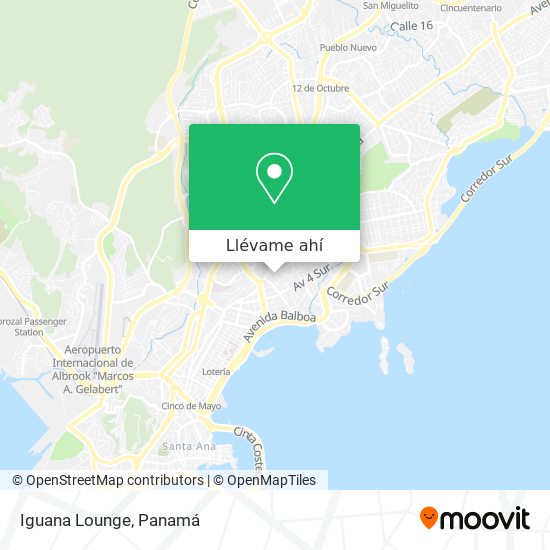 Mapa de Iguana Lounge
