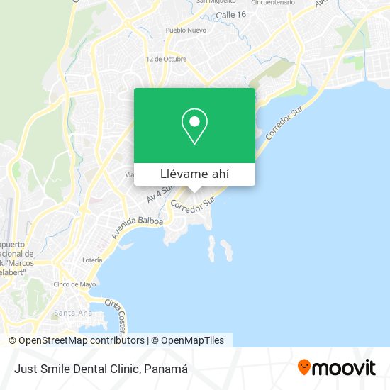Mapa de Just Smile Dental Clinic