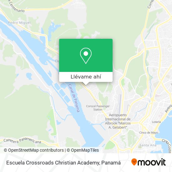 Mapa de Escuela Crossroads Christian Academy