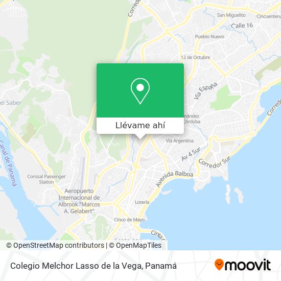 Mapa de Colegio Melchor Lasso de la Vega