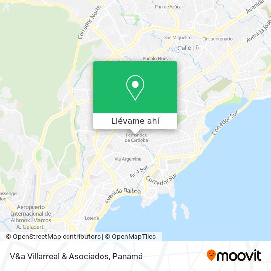 Mapa de V&a Villarreal & Asociados