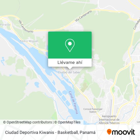 Mapa de Ciudad Deportiva Kiwanis - Basketball