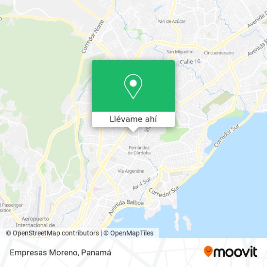 Mapa de Empresas Moreno