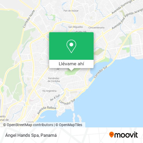 Mapa de Ángel Hands Spa