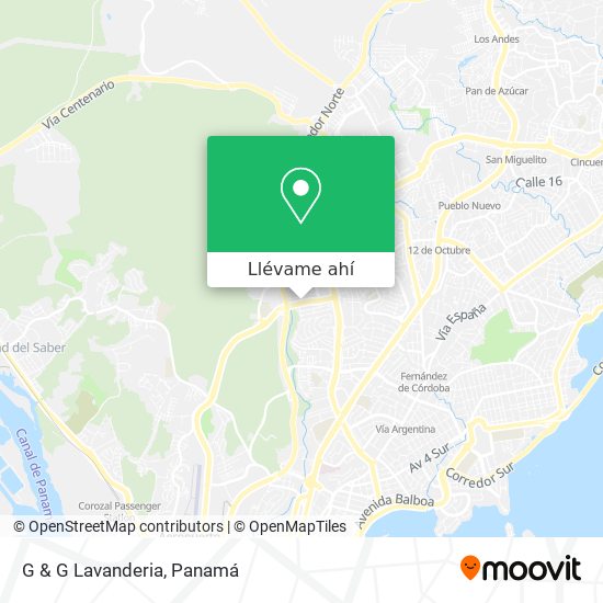 Mapa de G & G Lavanderia
