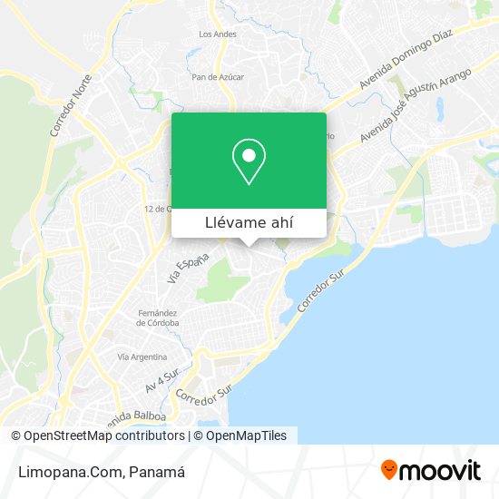 Mapa de Limopana.Com