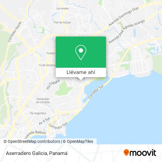 Mapa de Aserradero Galicia