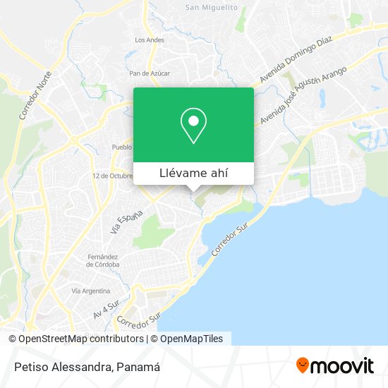 Mapa de Petiso Alessandra