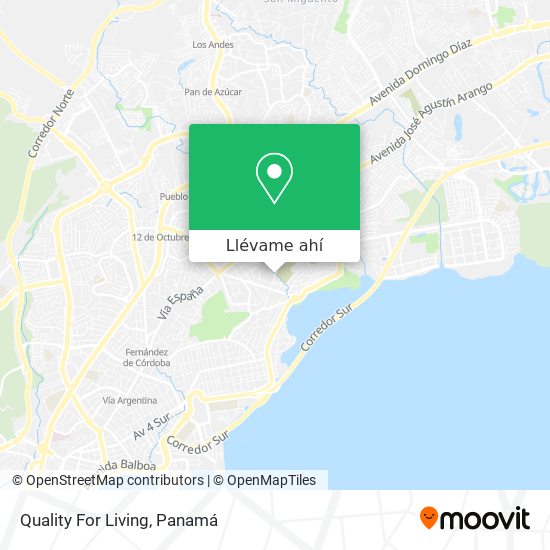 Mapa de Quality For Living