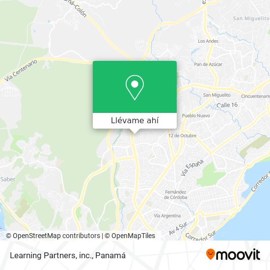 Mapa de Learning Partners, inc.