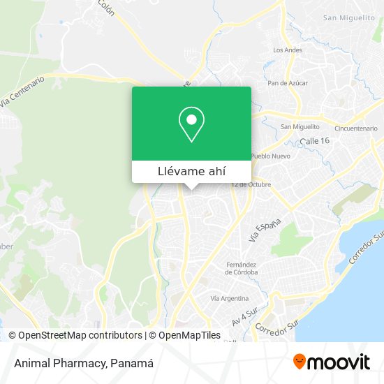 Mapa de Animal Pharmacy