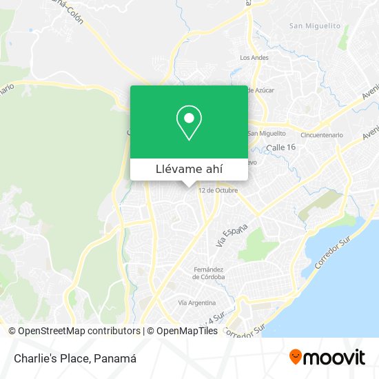 Mapa de Charlie's Place
