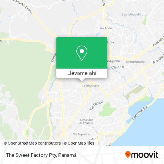 Mapa de The Sweet Factory Pty
