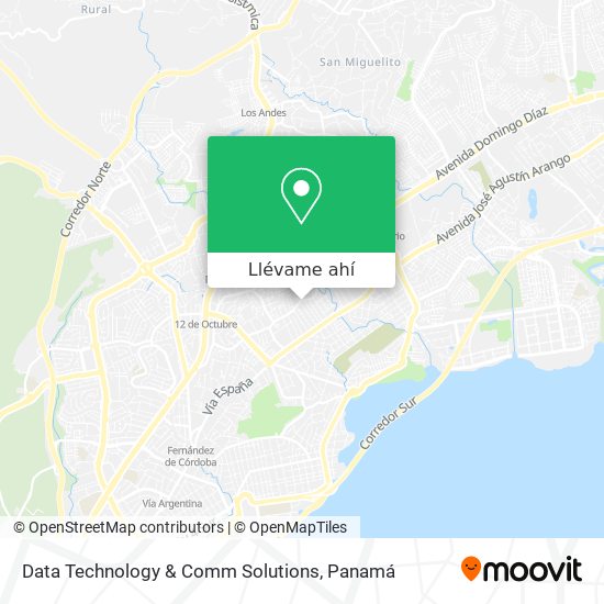 Mapa de Data Technology & Comm Solutions