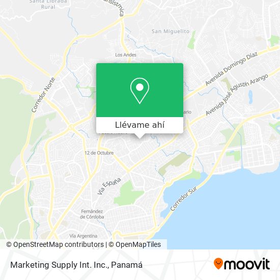 Mapa de Marketing Supply Int. Inc.