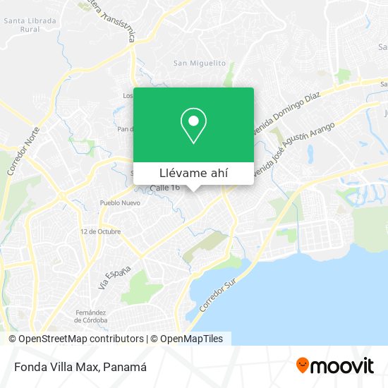 Mapa de Fonda Villa Max