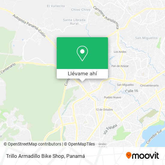 Mapa de Trillo Armadillo Bike Shop