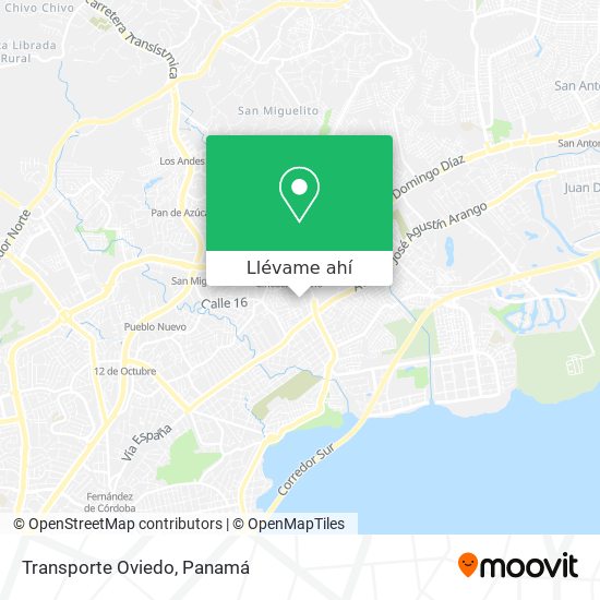 Mapa de Transporte Oviedo
