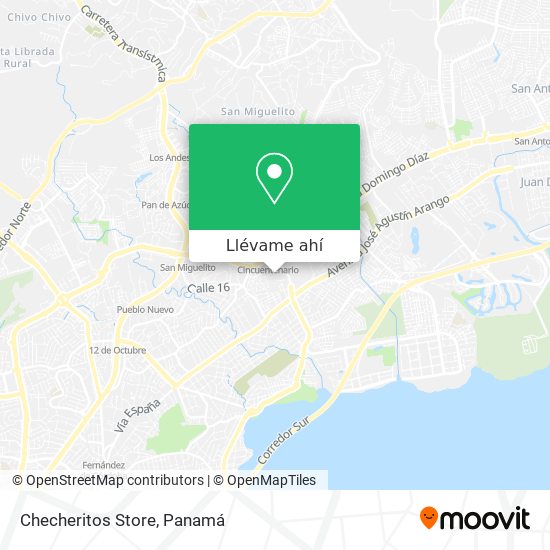 Mapa de Checheritos Store