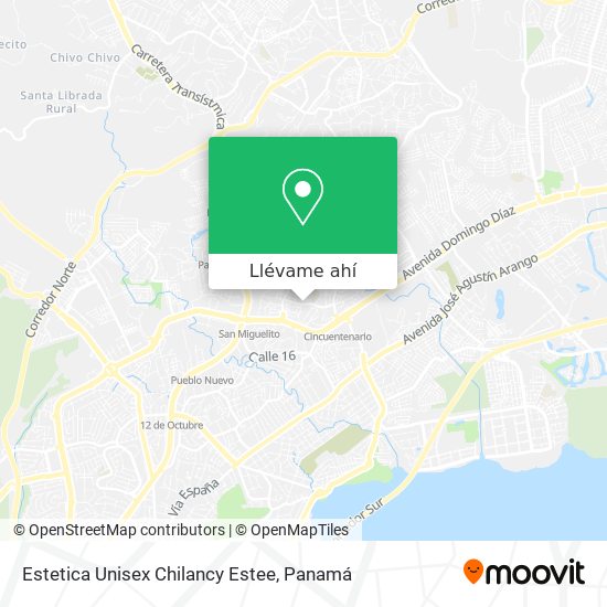 Mapa de Estetica Unisex Chilancy Estee