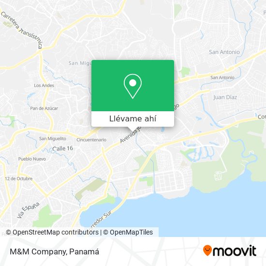 Mapa de M&M Company