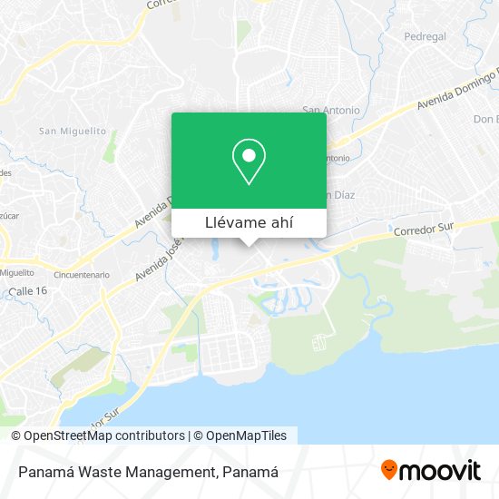 Mapa de Panamá Waste Management
