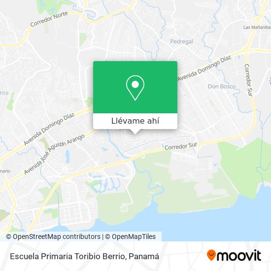 Mapa de Escuela Primaria Toribio Berrio