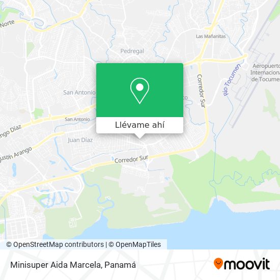 Mapa de Minisuper Aida Marcela
