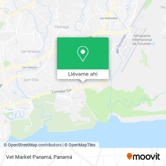 Mapa de Vet Market Panamá