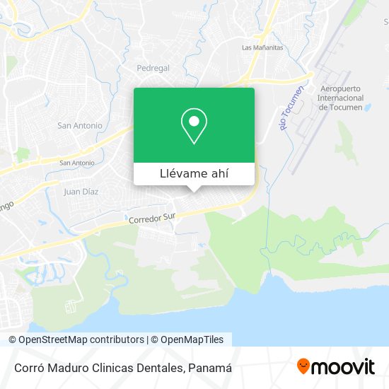 Mapa de Corró Maduro Clinicas Dentales