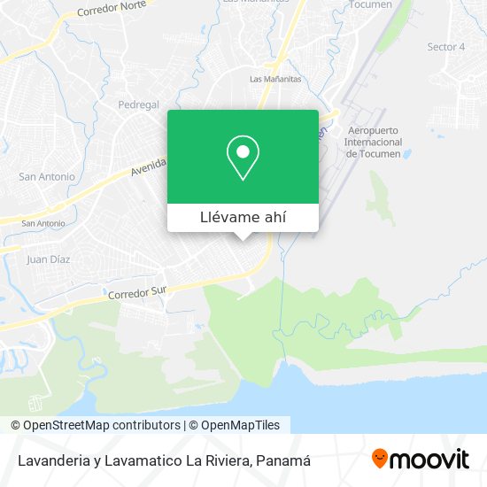 Mapa de Lavanderia y Lavamatico La Riviera