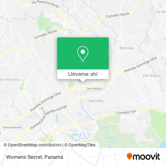 Mapa de Womens Secret