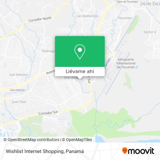 Mapa de Wishlist Internet Shopping