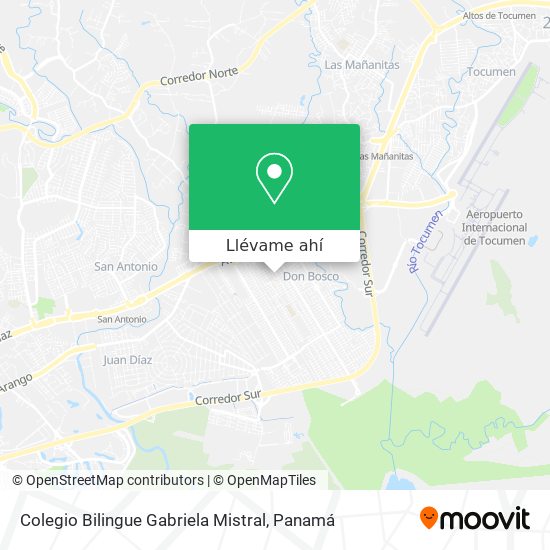 Mapa de Colegio Bilingue Gabriela Mistral