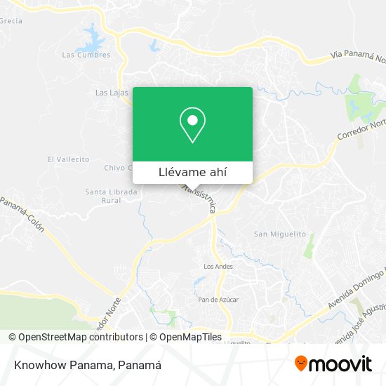Mapa de Knowhow Panama