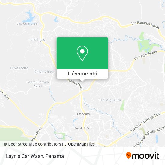Mapa de Laynis Car Wash
