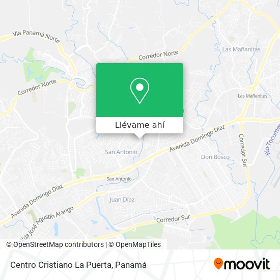 Mapa de Centro Cristiano La Puerta