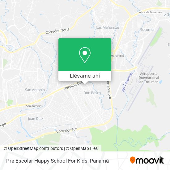Mapa de Pre Escolar Happy School For Kids