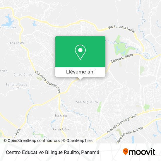 Mapa de Centro Educativo Bilingue Raulito