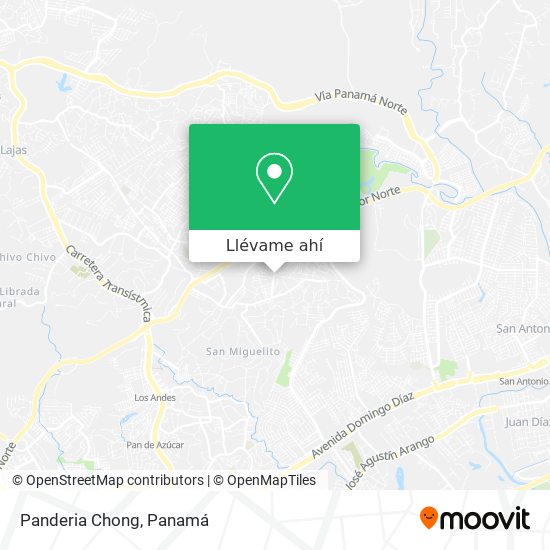 Mapa de Panderia Chong