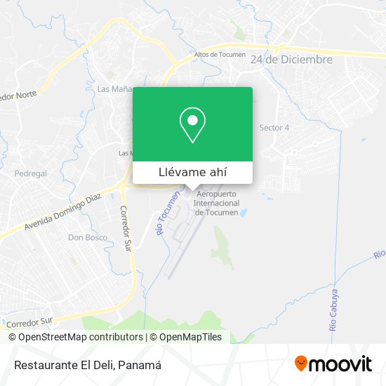 Mapa de Restaurante El Deli