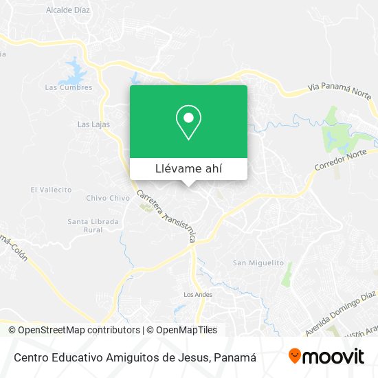 Mapa de Centro Educativo Amiguitos de Jesus