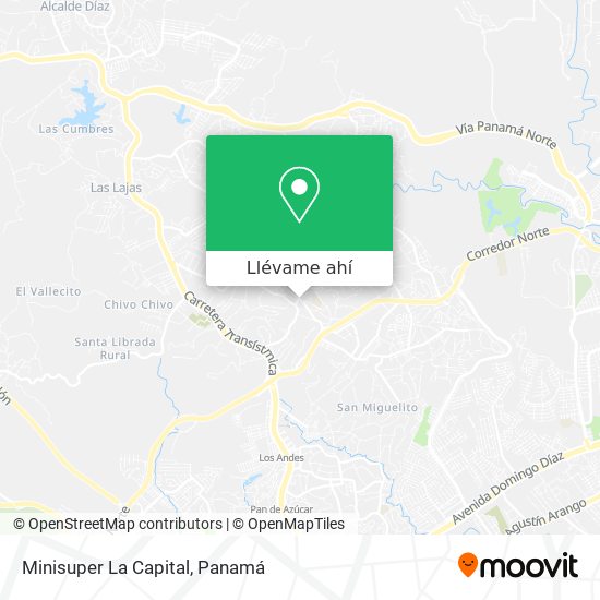 Mapa de Minisuper La Capital