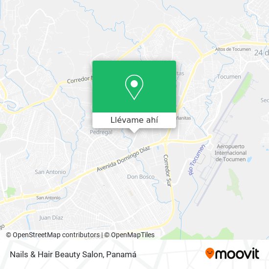 Mapa de Nails & Hair Beauty Salon
