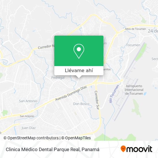 Mapa de Clinica Médico Dental Parque Real